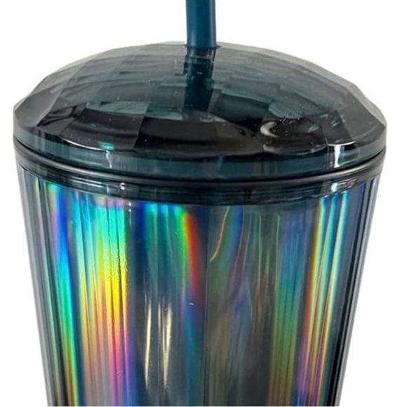 STARBUCKS 2022 Iridescent Ocean Periwinkle Kaleidoscope Dome Venti Cup 24oz - Picture 5 of 6